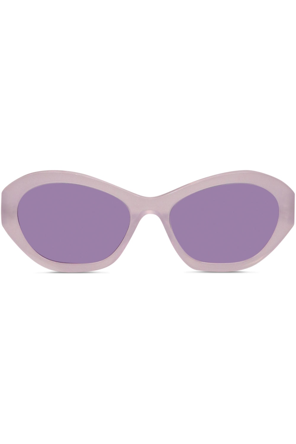 RECTANGLE SUNGLASSES | CLEAR PURPLE - 1