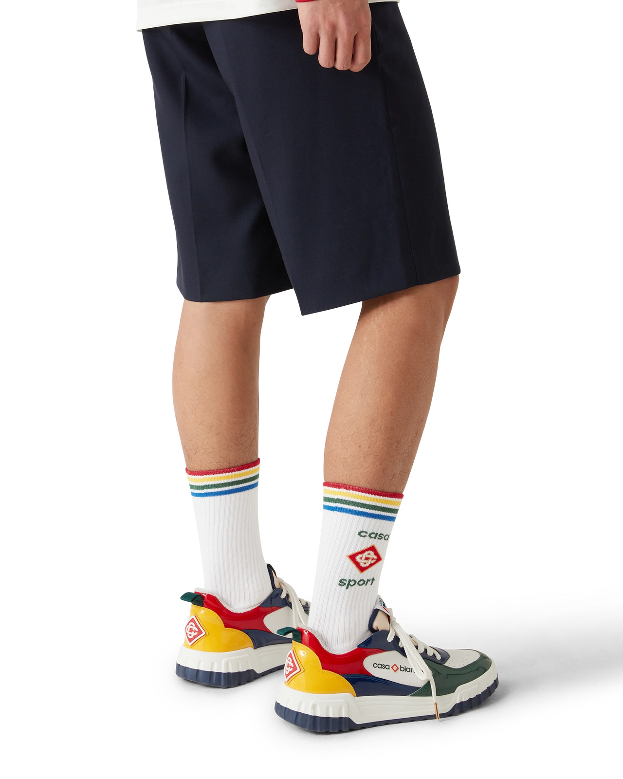 【関税込み】Casablanca ホワイト Casa Sport ソックス Casa Sportive Socks | Casablanca Paris