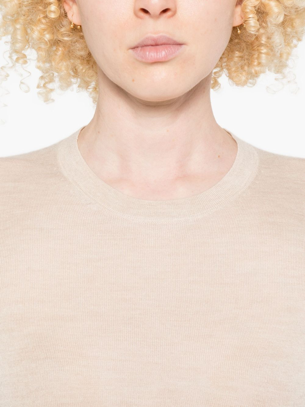 long-sleeve round-neck sweater - 5