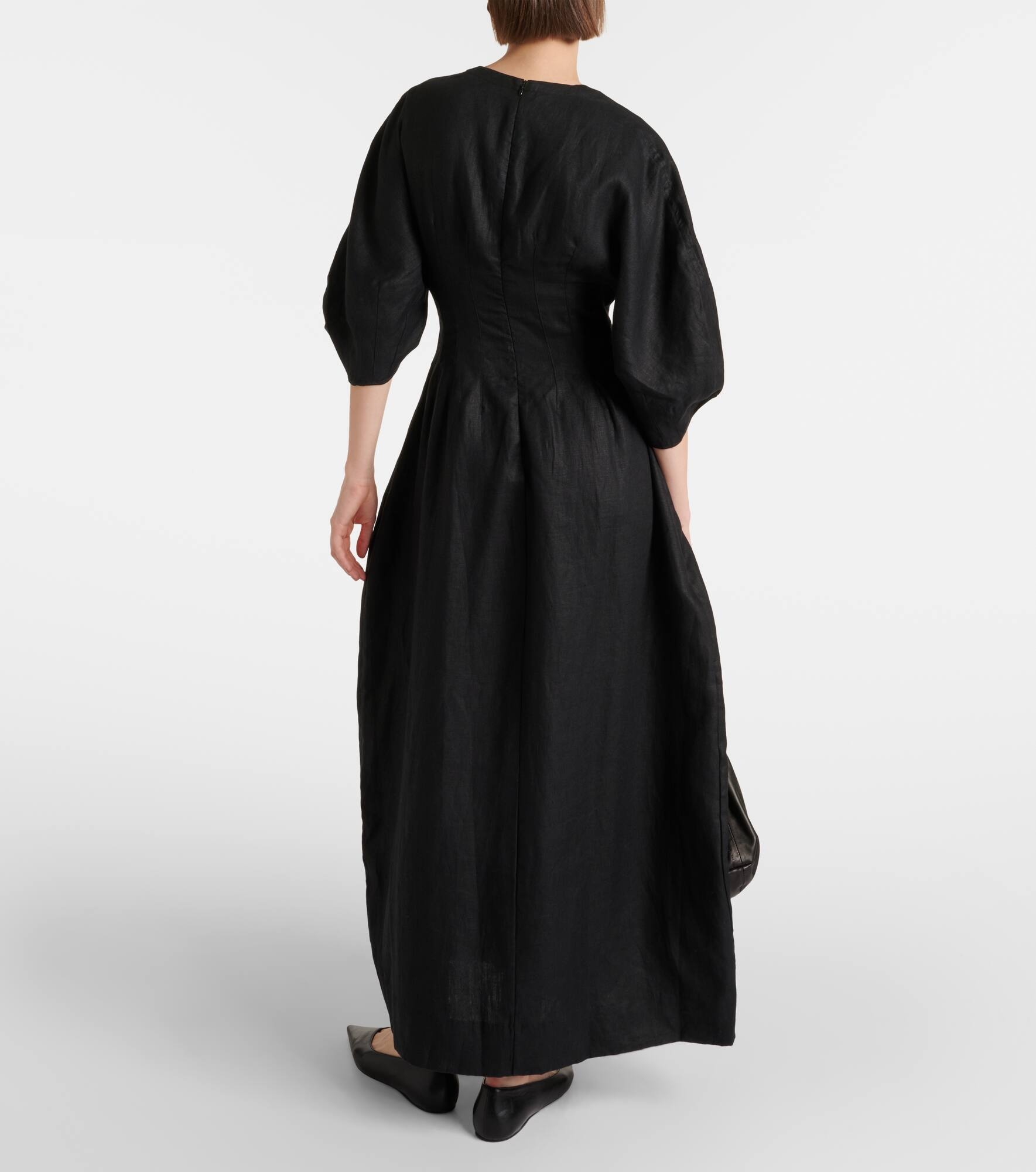Soleil linen maxi dress - 3