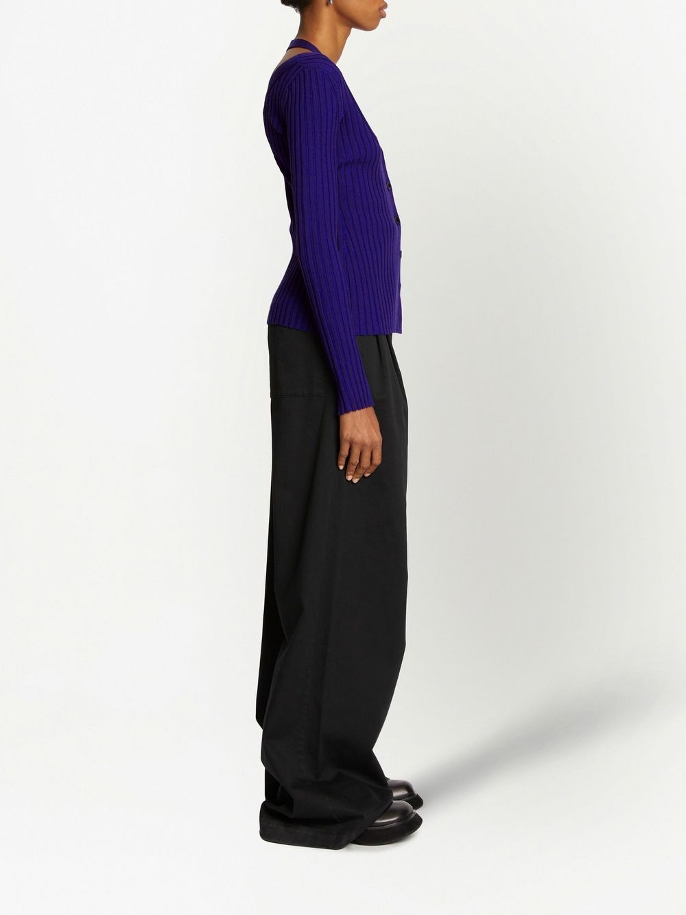 Knit Halter Sweater - 4