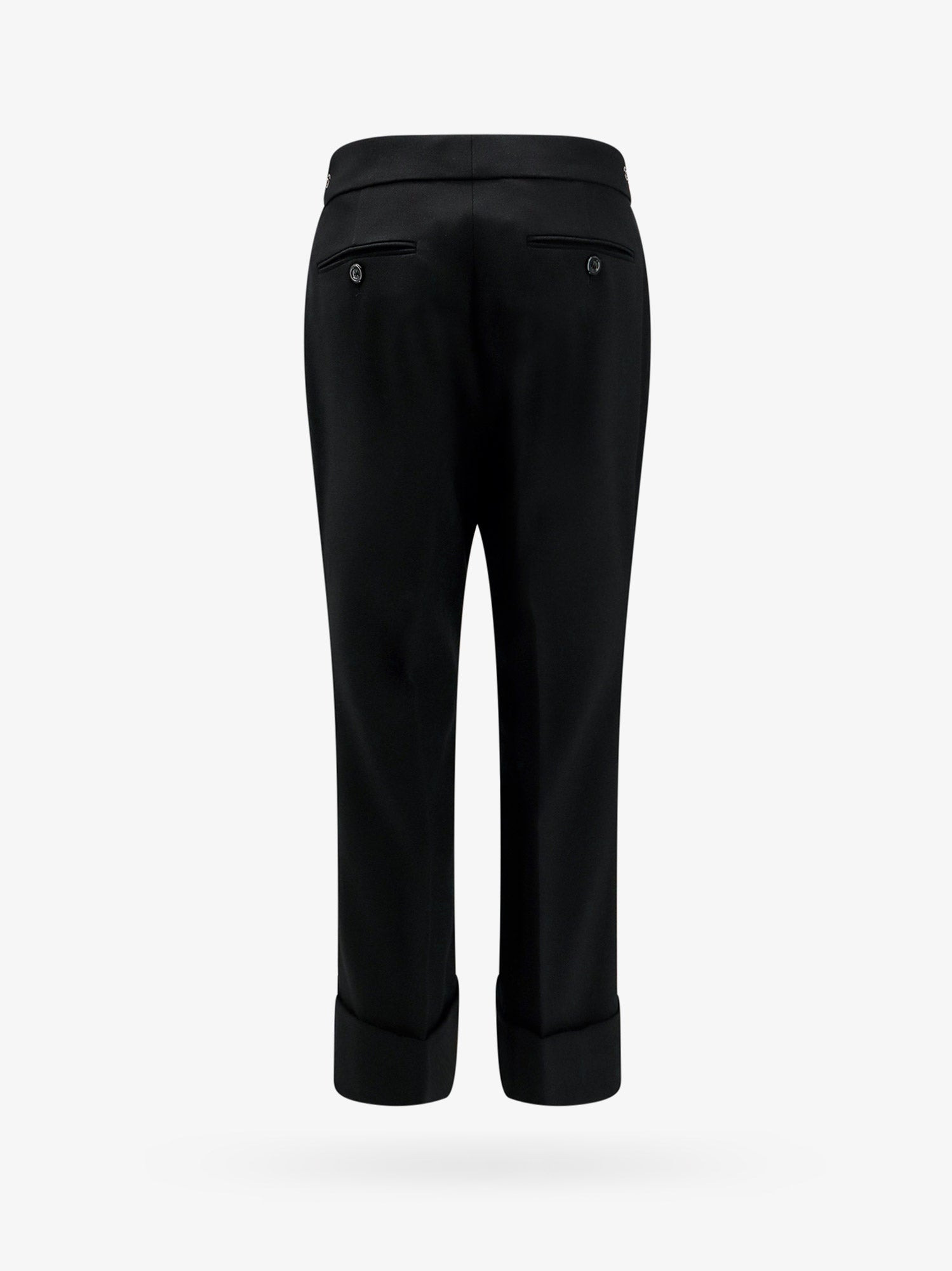 Wool Trouser With Horsebit Metal Detail - 6