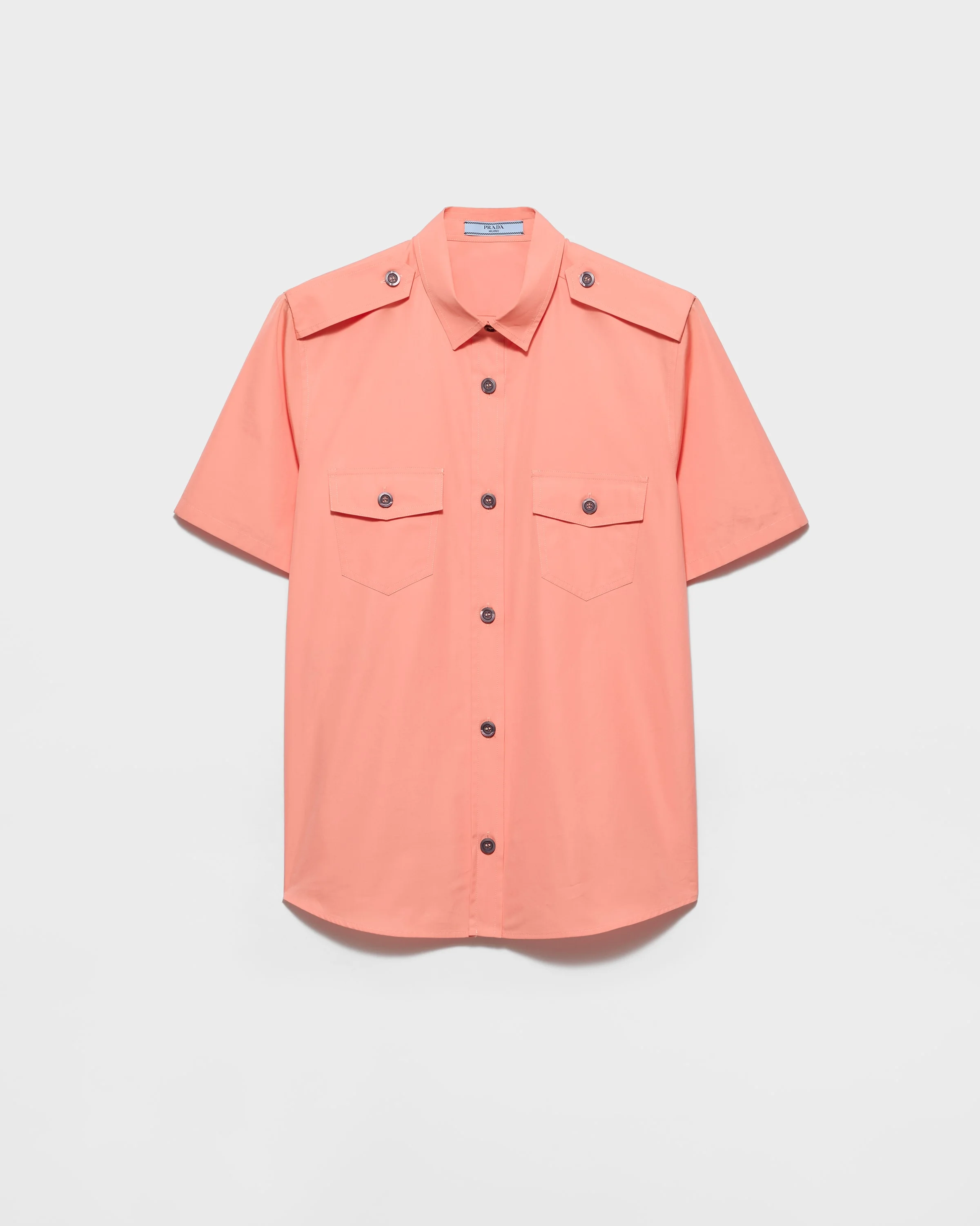 Cotton poplin shirt - 1