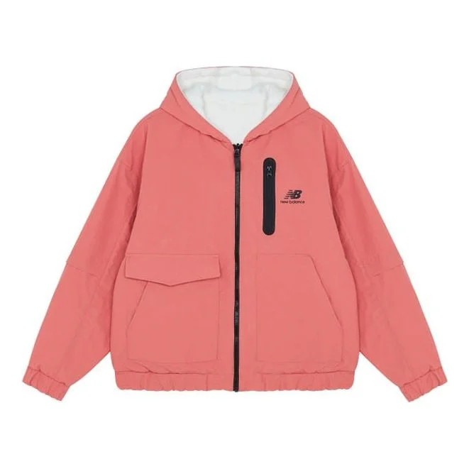 (WMNS) New Balance Sports Hooded Jacket Pink AWJ13319-RWR - 1