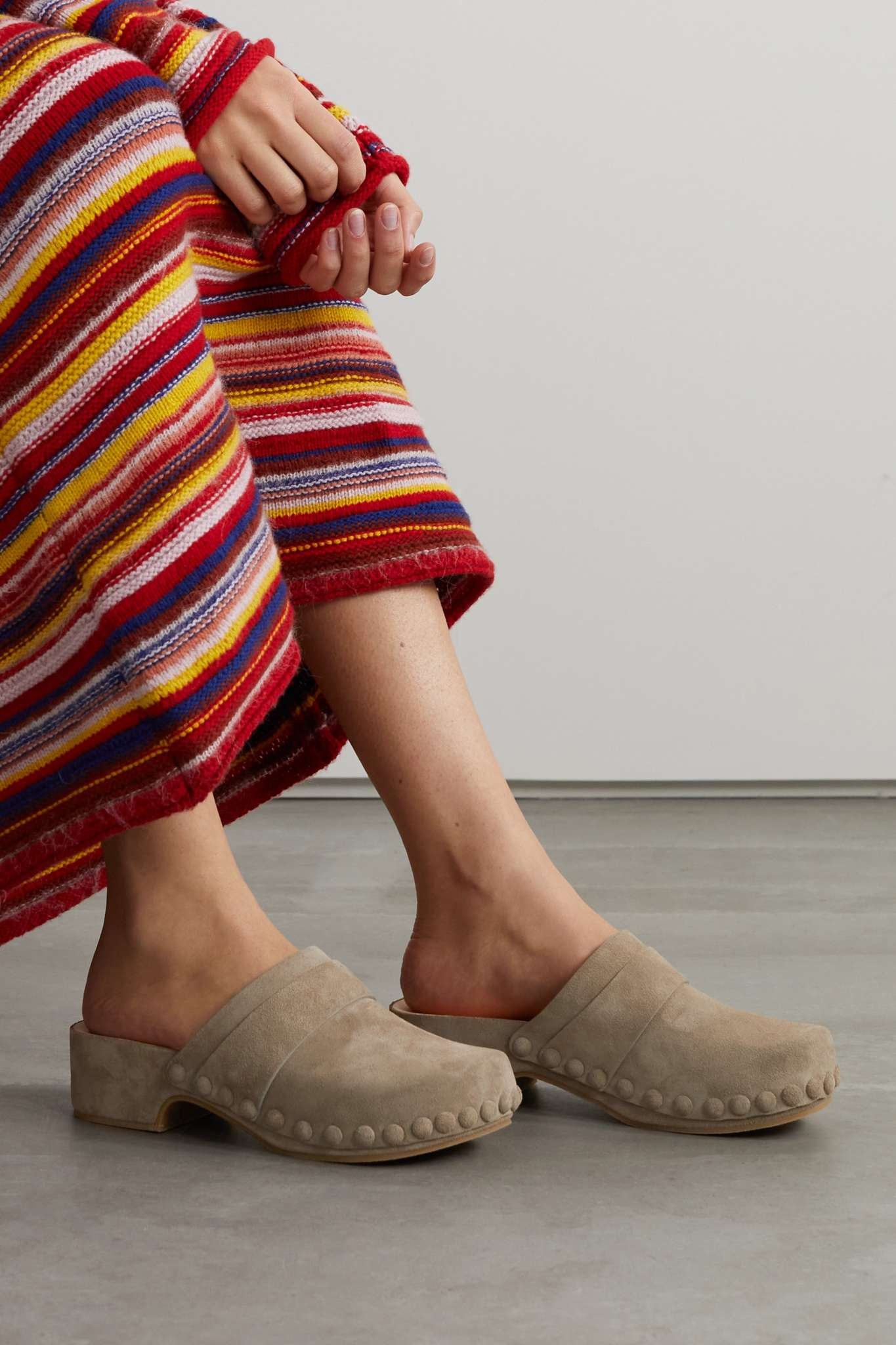 Joy suede clogs - 2