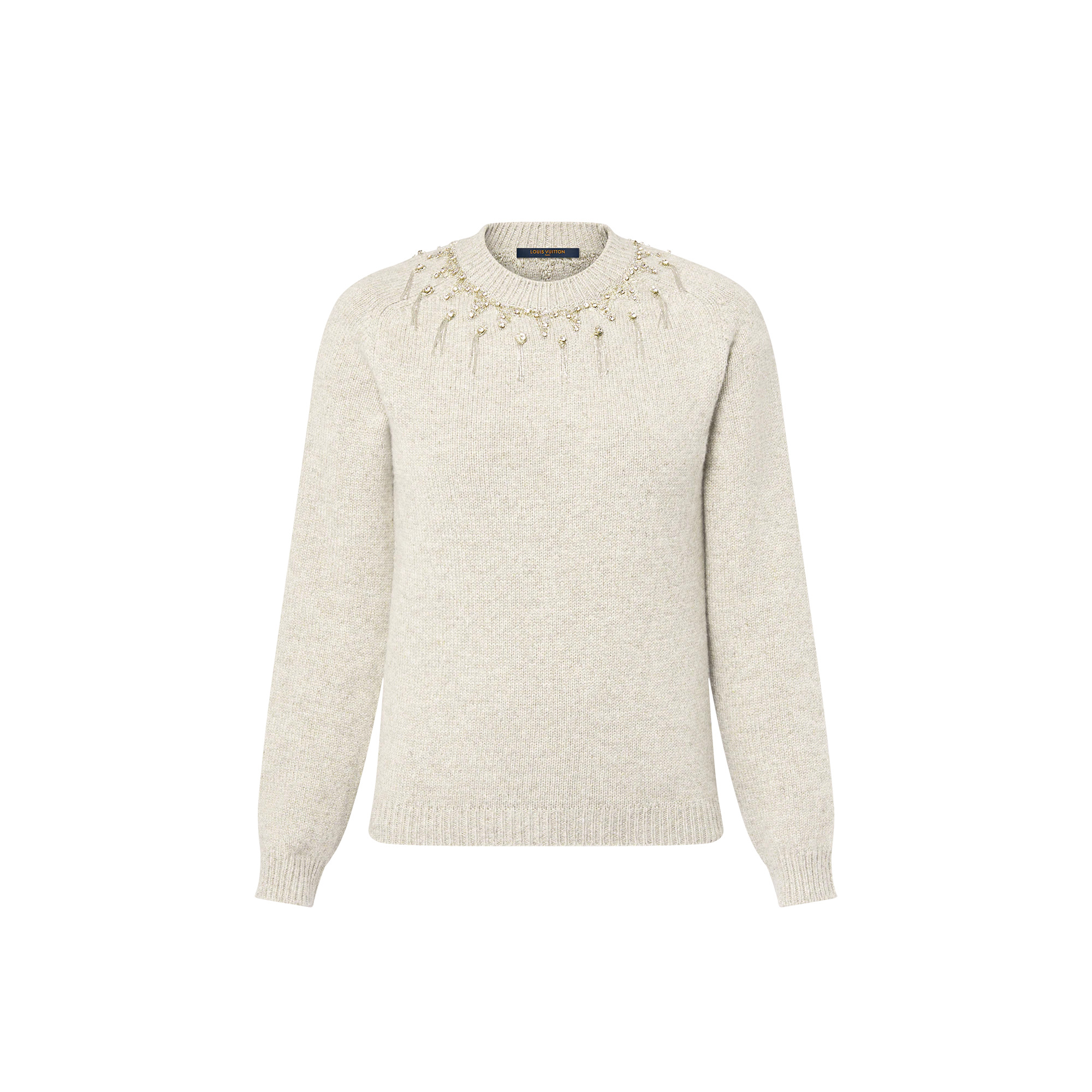 Tassel Embroidery Pullover - 1