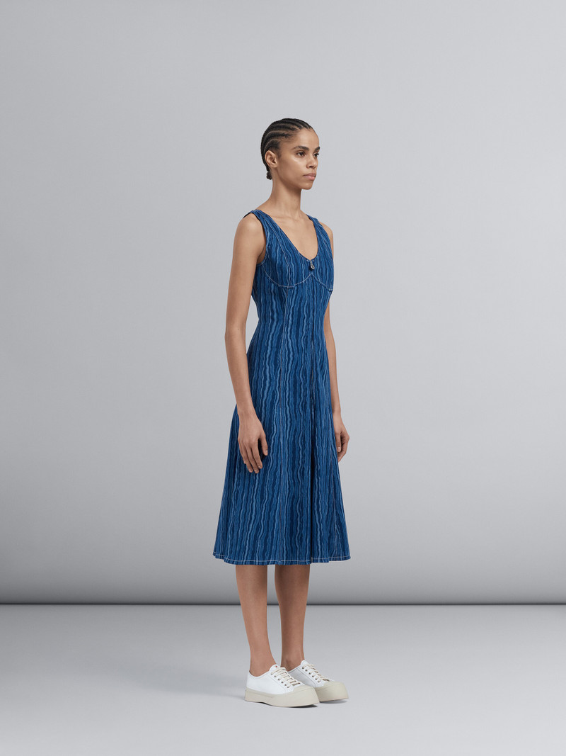 DEGRADÈ DENIM DRESS 6