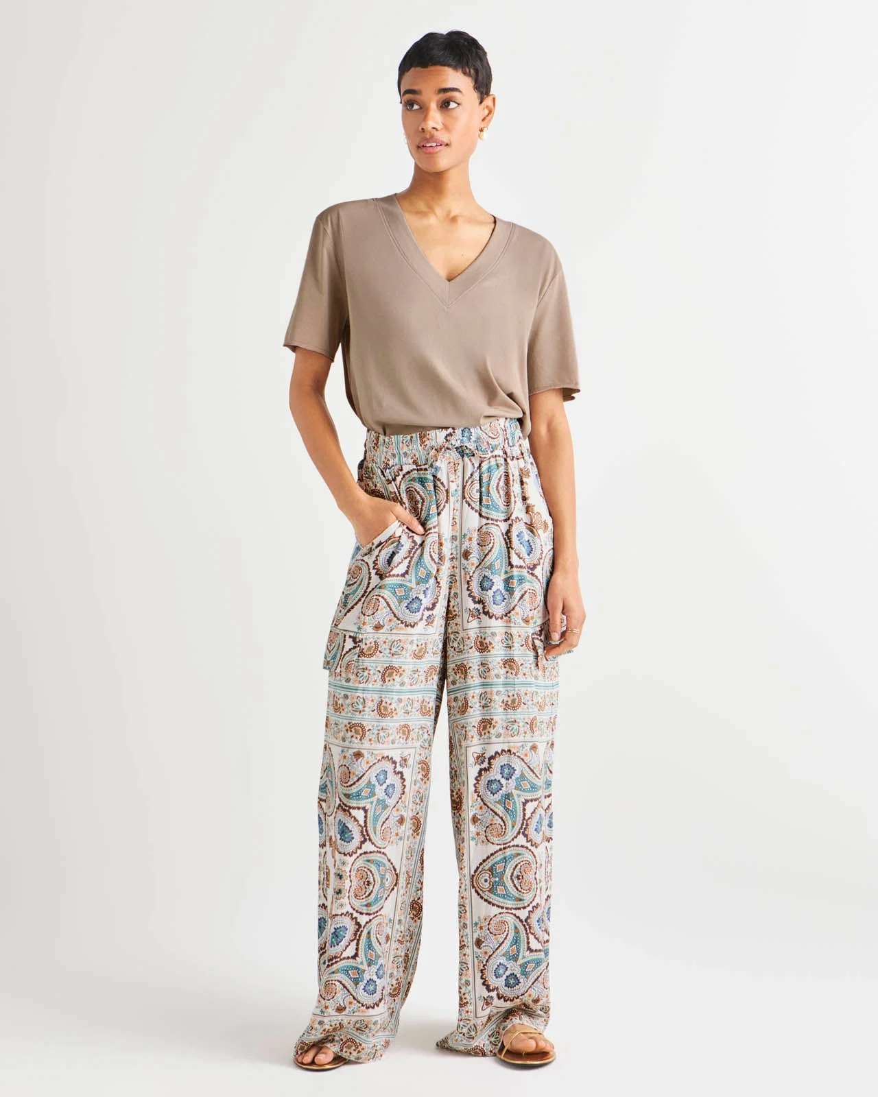 Kacey V-Neck Tee - 1