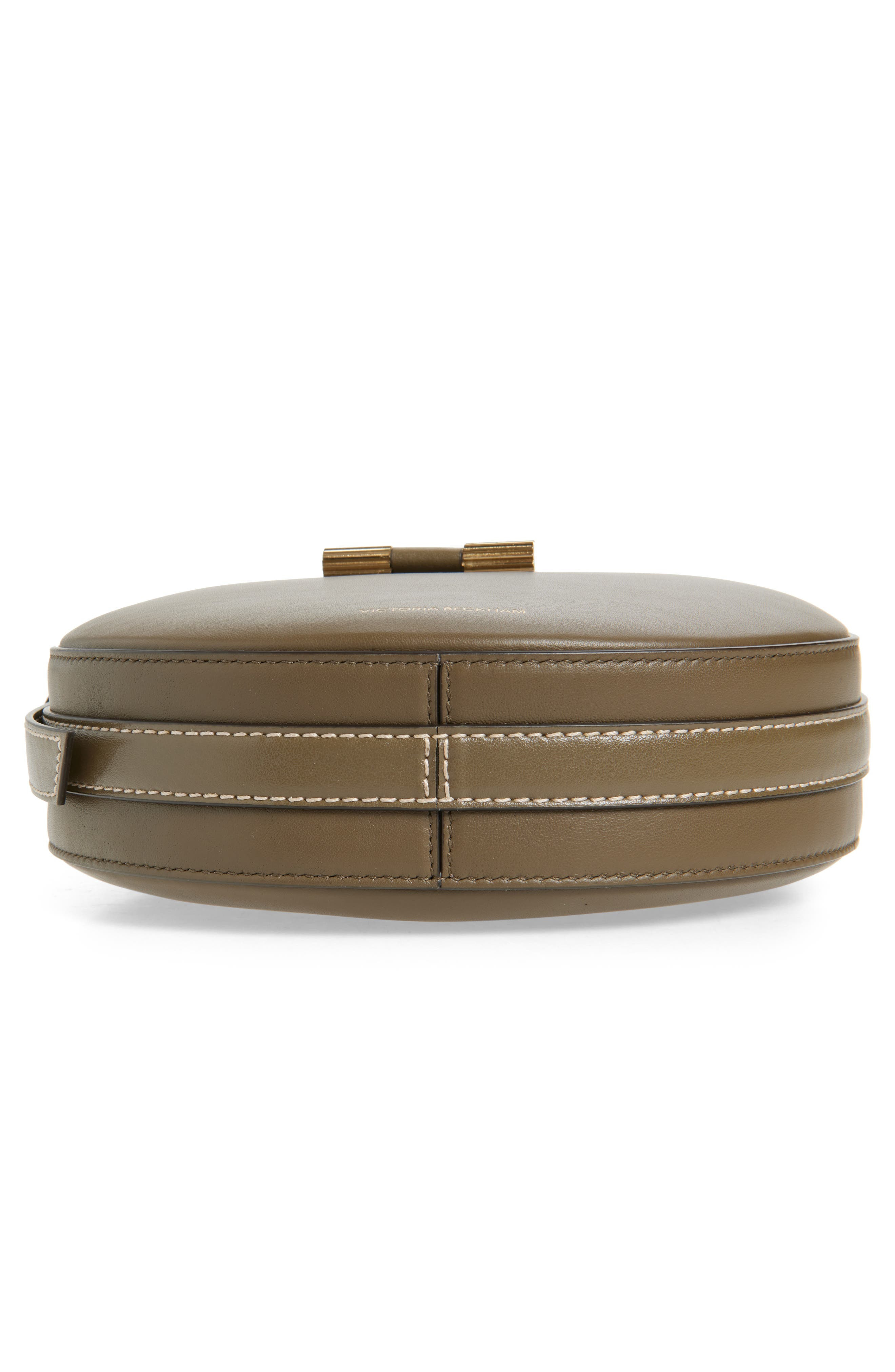 Victoria Beckham Dia Leather Crossbody in Dark Khaki at Nordstrom - 5