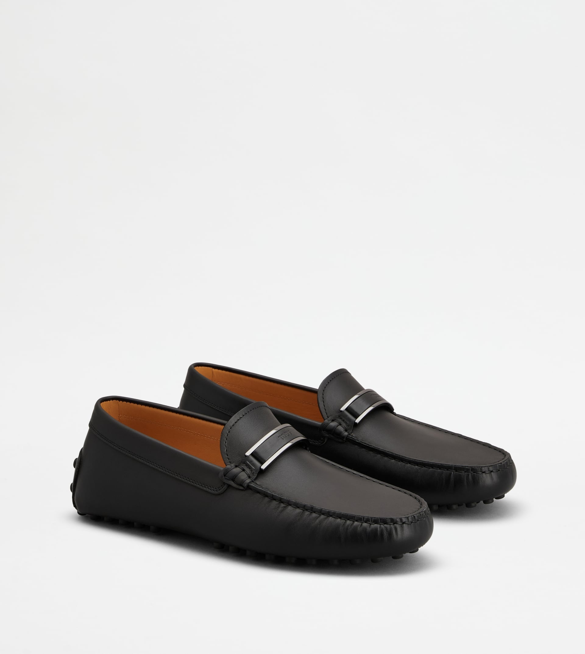 GOMMINO DRIVING SHOES IN LEATHER - BLACK - 2