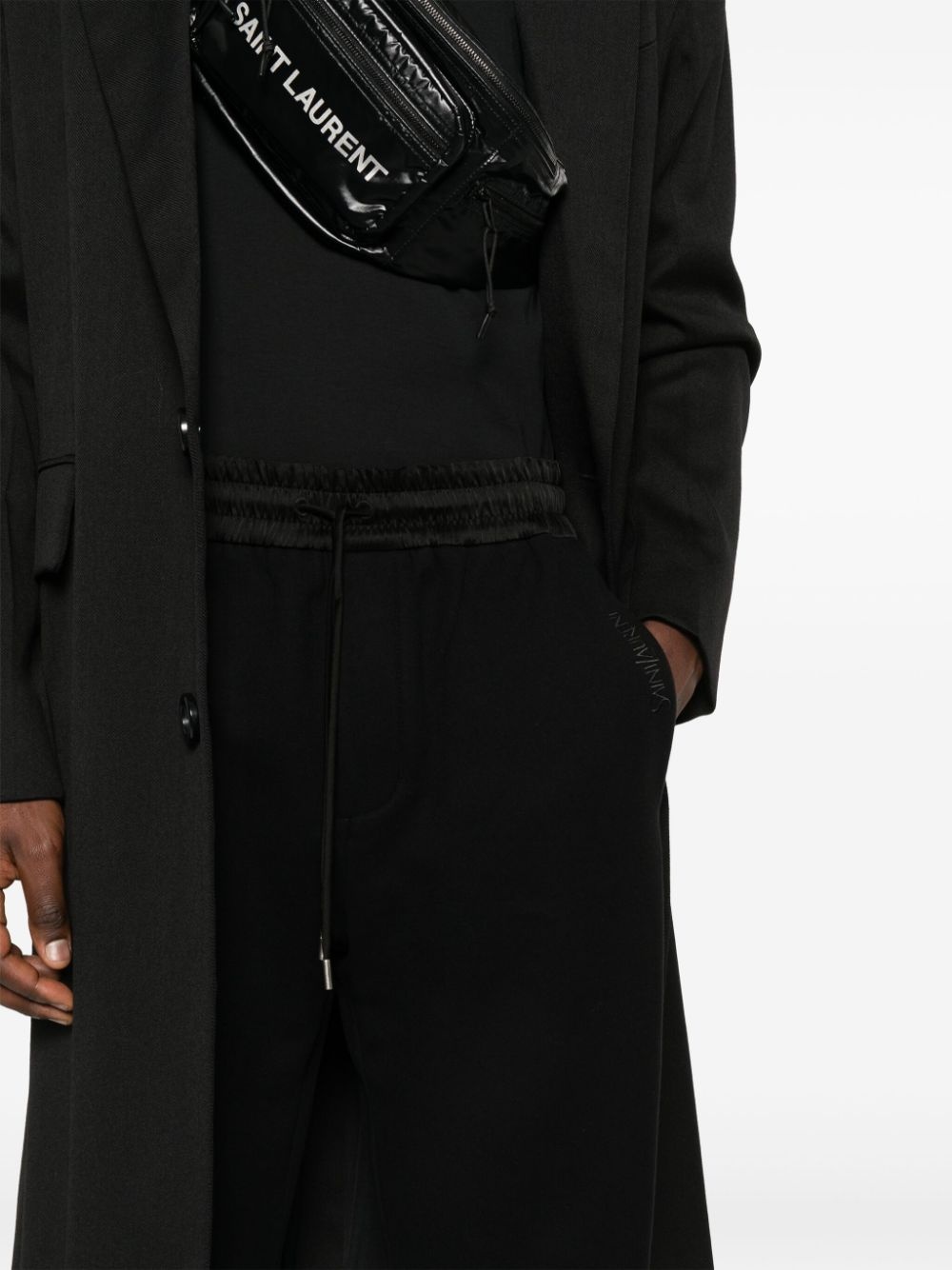 logo-embroidered track pants - 5