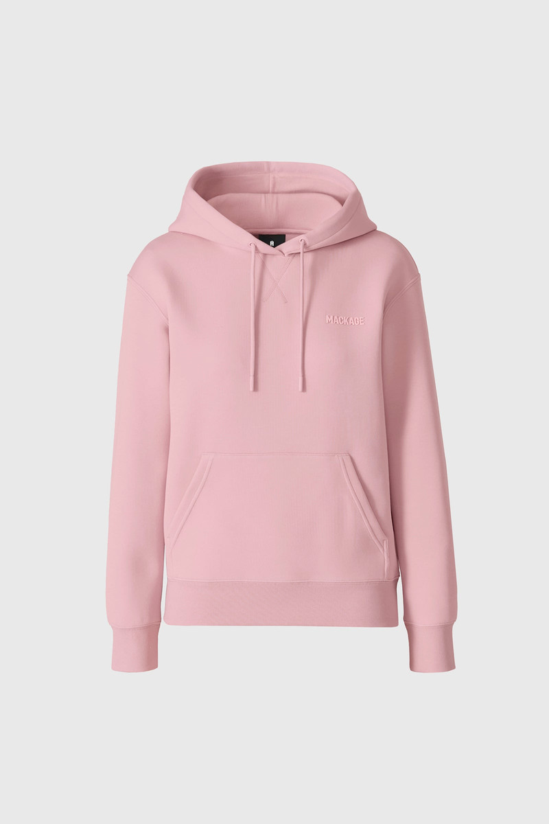 ZOSIA-Z Double-Face Jersey Logo Hoodie 1
