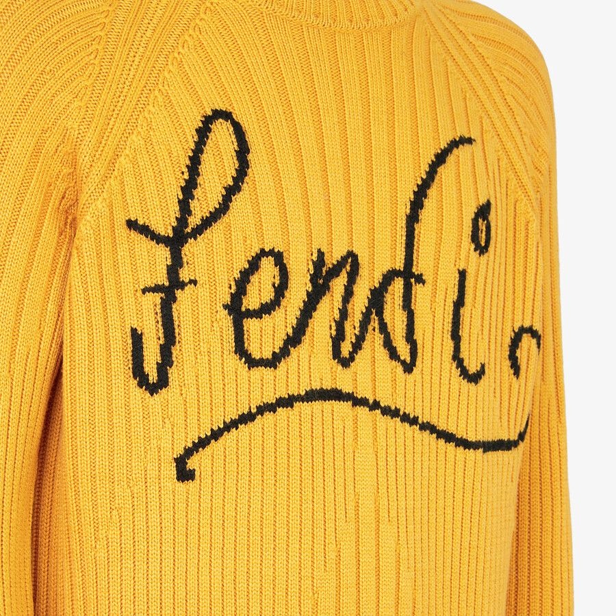 Yellow wool jumper - 3