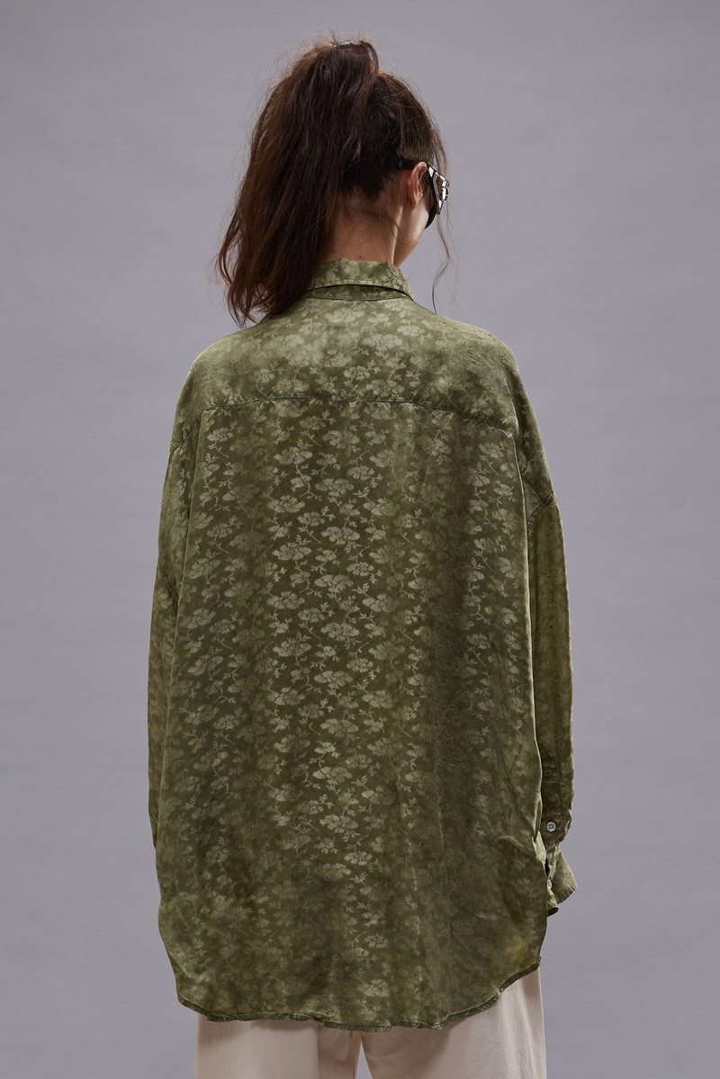 PINTUCK DROP NECK SHIRT 5