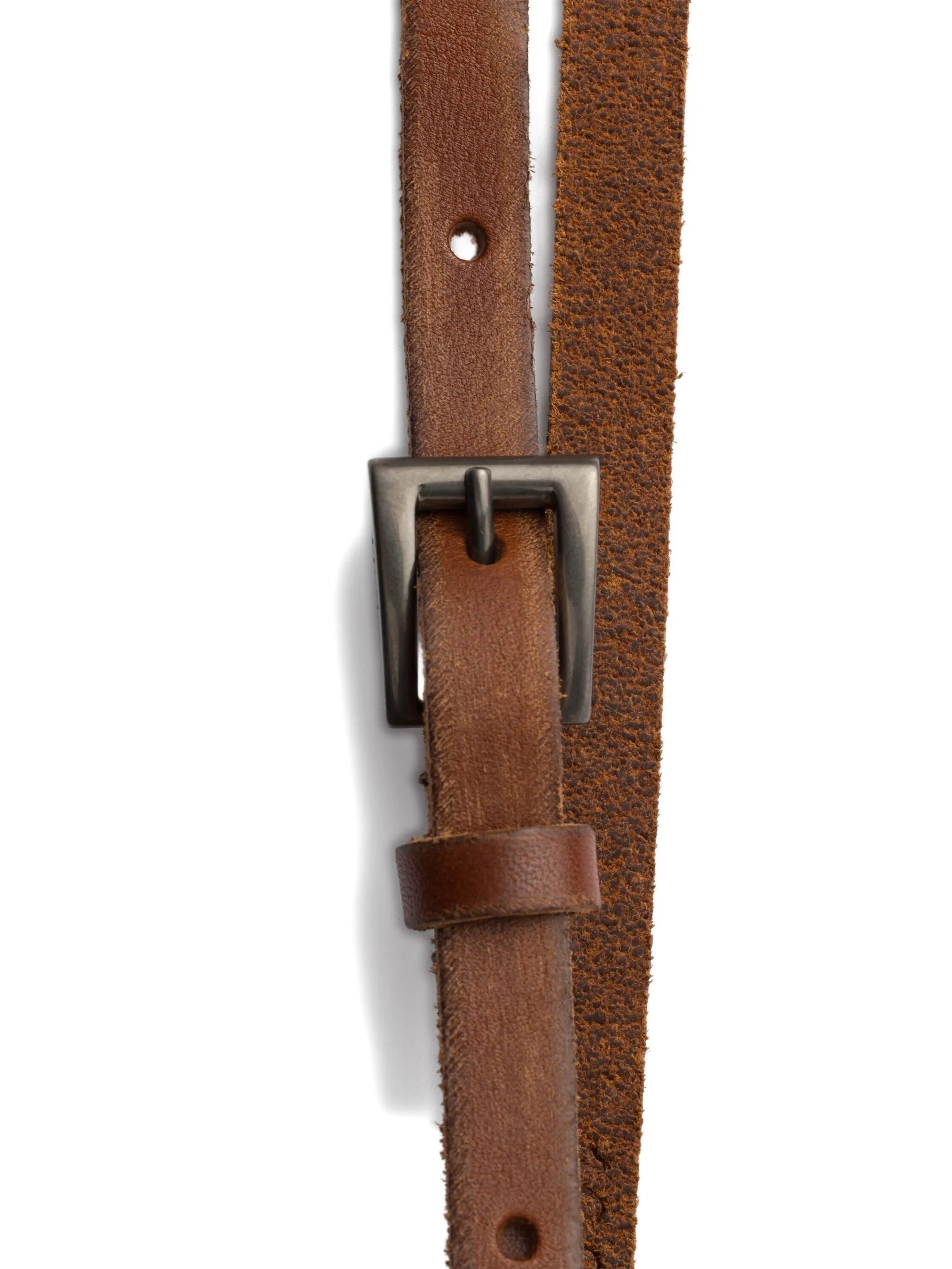 leather buckle belt - 3