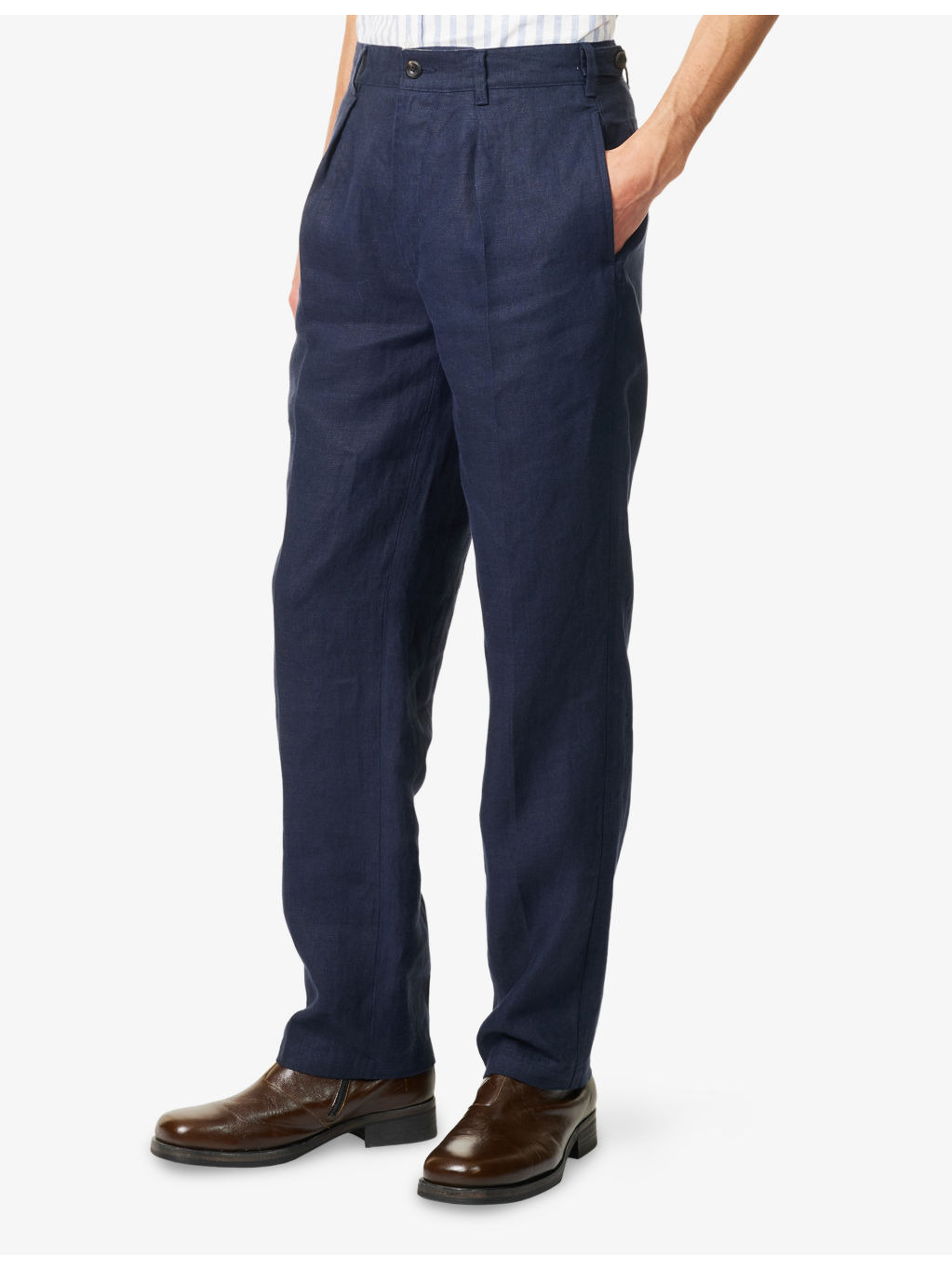 Mki Antique Games Straight-Leg Linen Trouser - 3