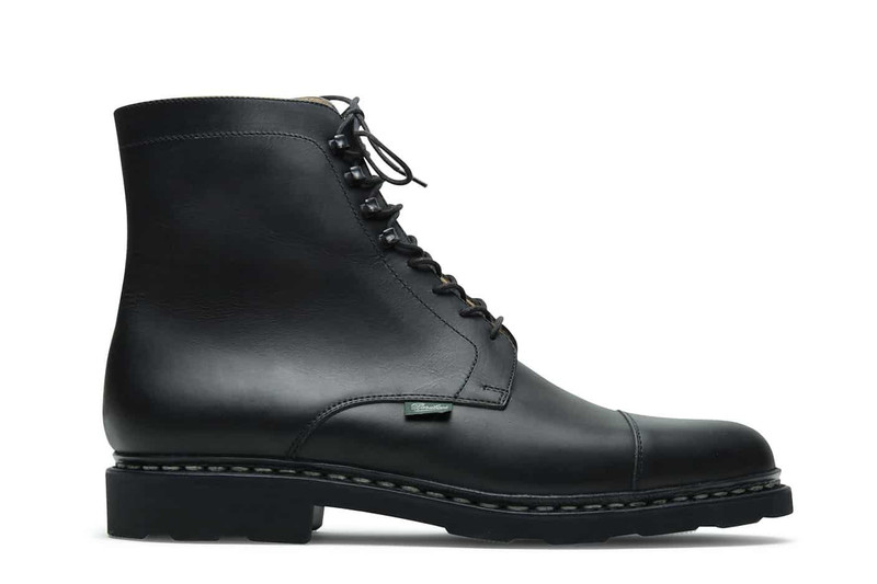 Neuilly Black Silk - Rubber Sole 1
