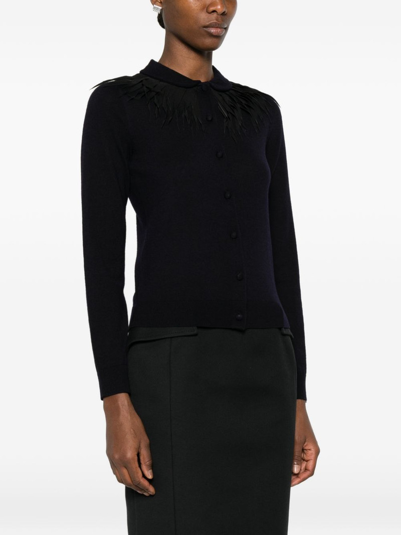collar knitted cardigan 3