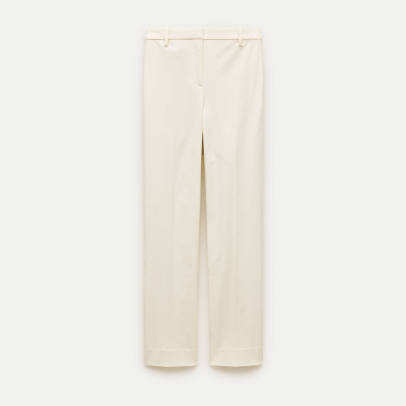 Café capri in bi-stretch cotton blend 1