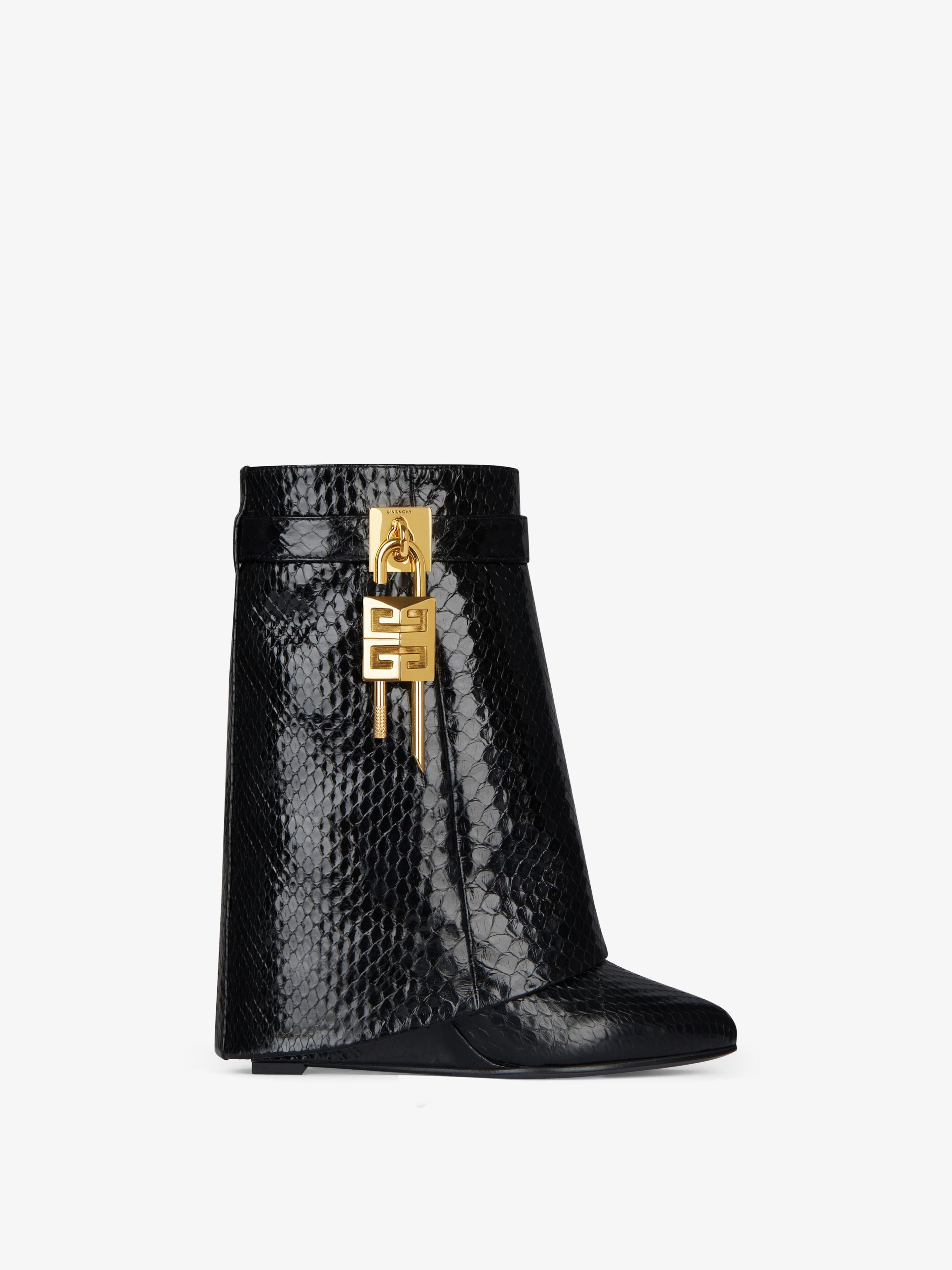 SHARK LOCK ANKLE BOOTS IN PYTHON - 1