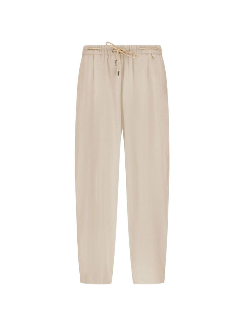 drawstring-waist trousers 1