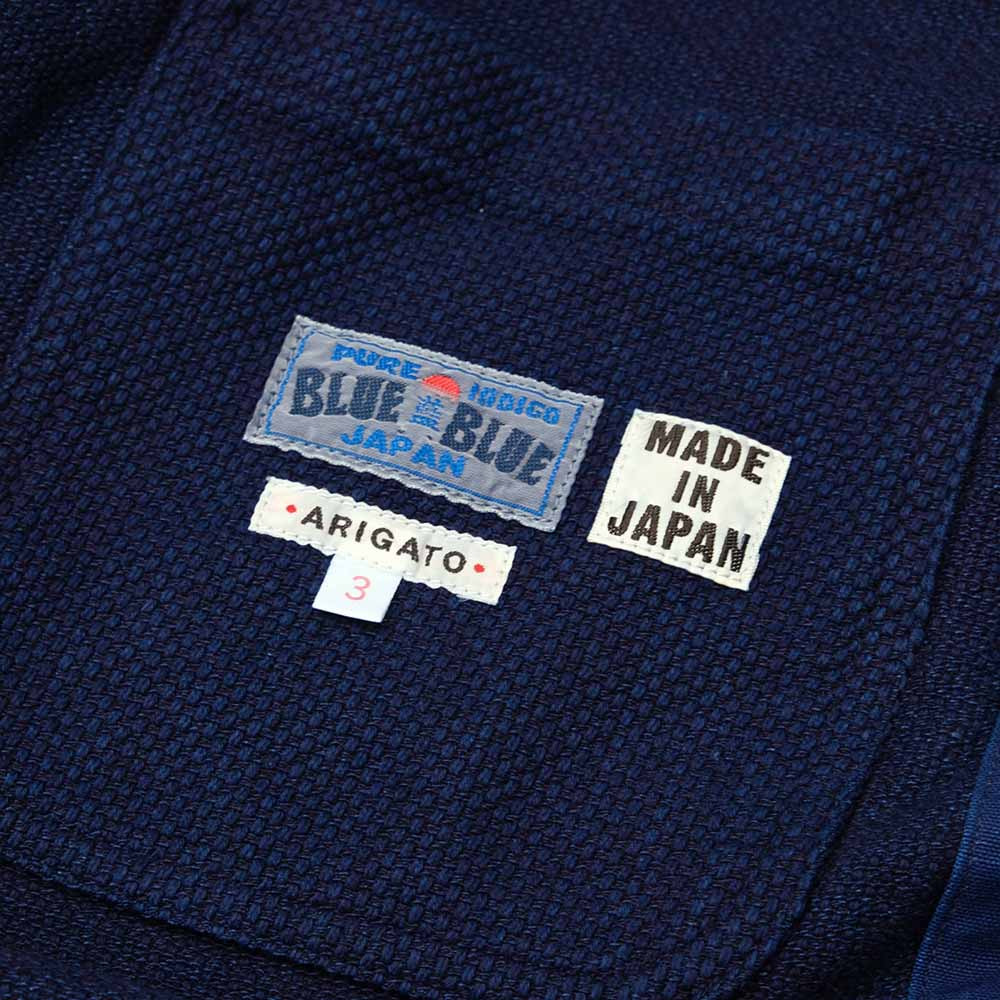 Honnai(Natural Indigo) Nijuu(Double-Weave) Sasiko Orienntaru(Oriental) Jaket - 1016589 - 8