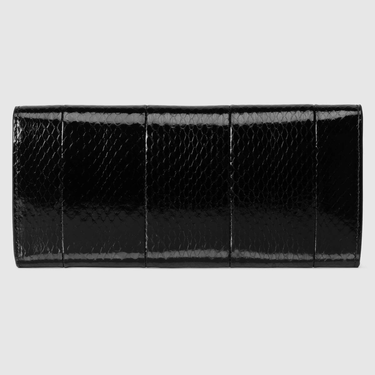 Broadway snakeskin clutch with Double G - 3