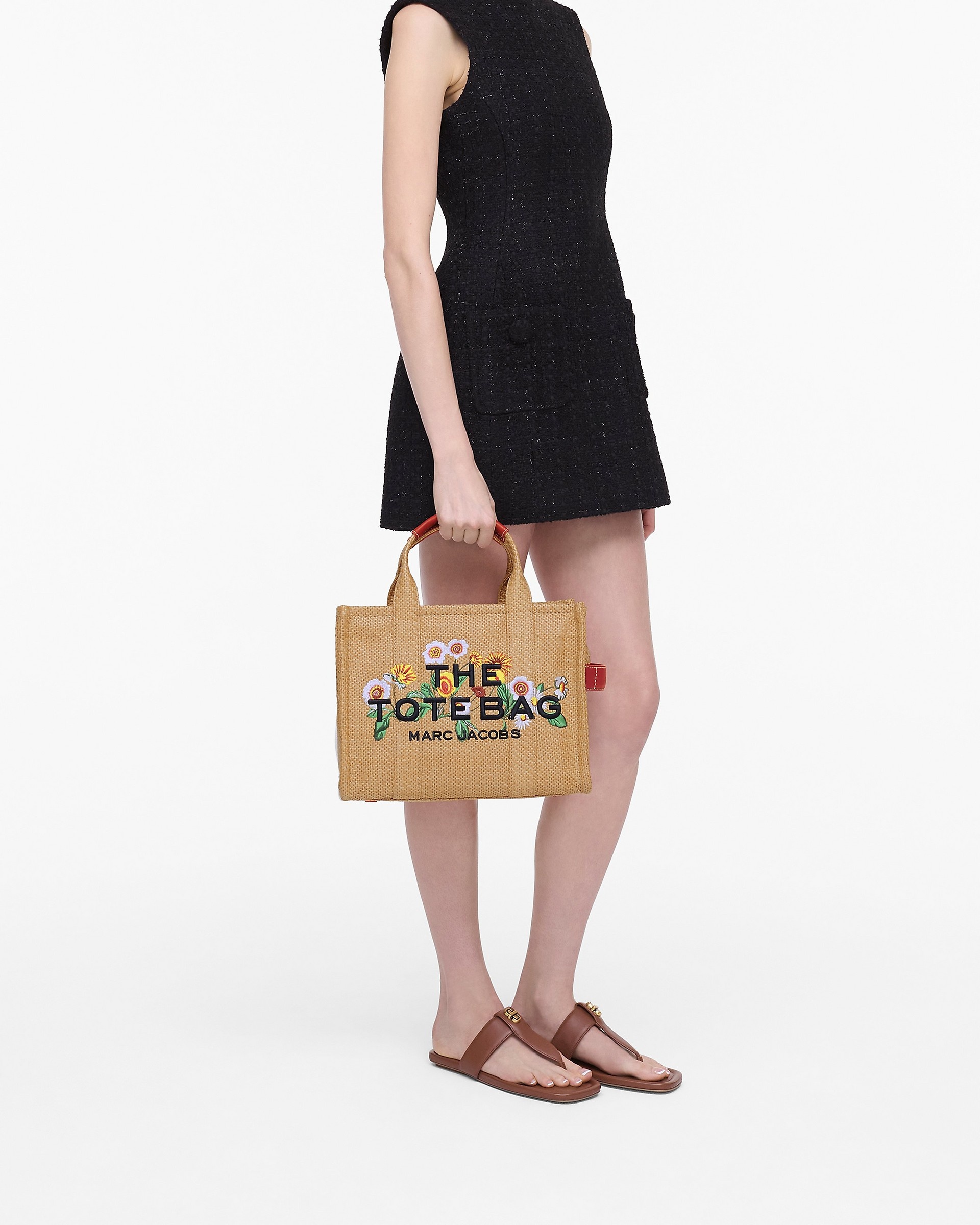 THE DAISY WOVEN MEDIUM TOTE BAG - 9