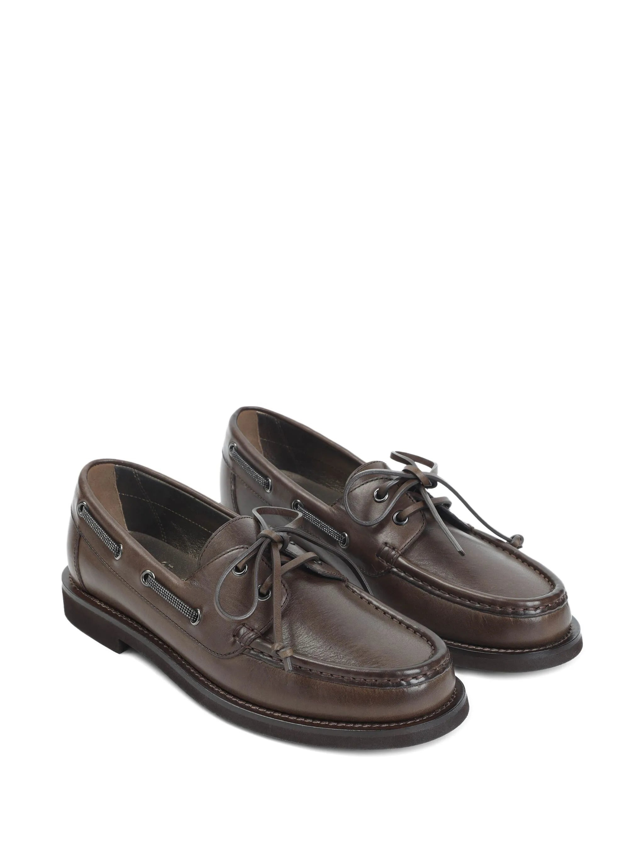 Brunello Cucinelli Leather Loafers - 4