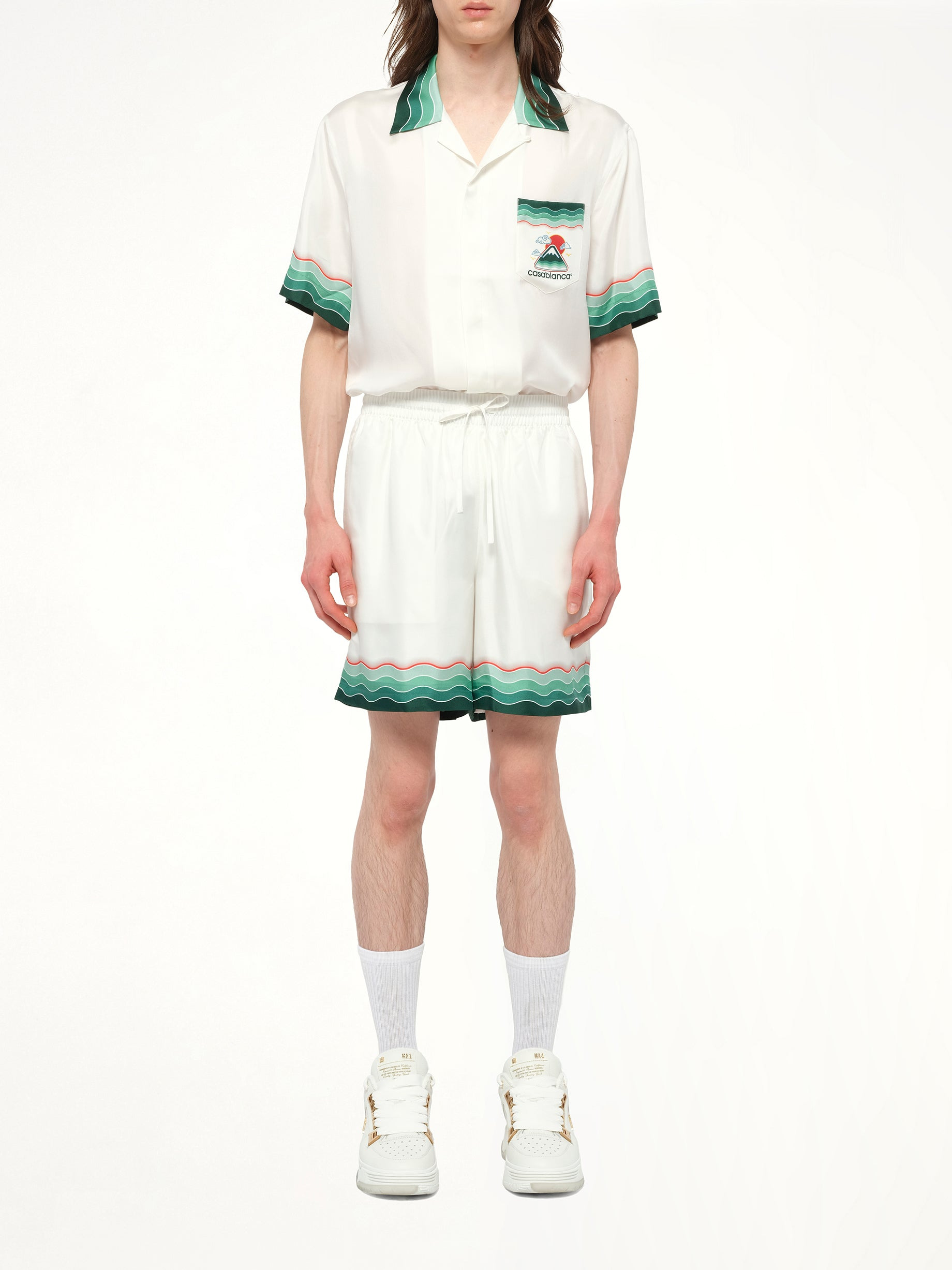 Montagne Ondulee Shorts in Multicolour - 7