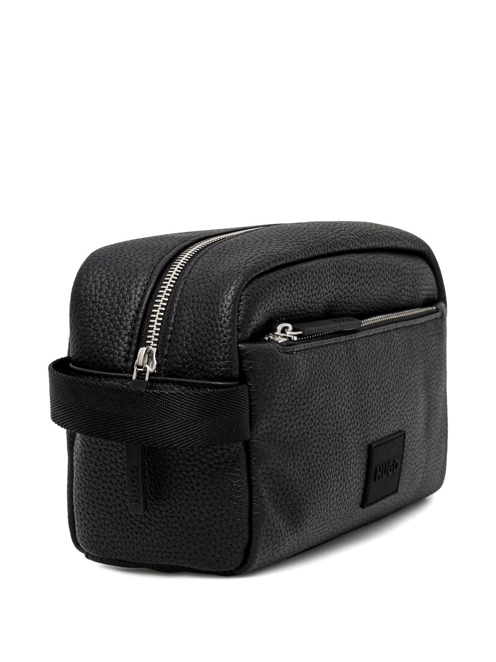 logo-appliqué wash bag - 2