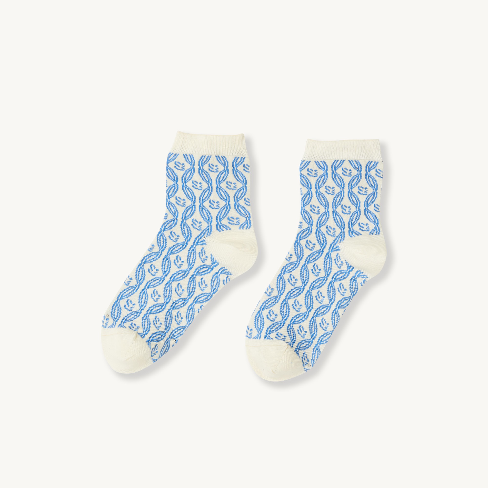 Double S jacquard socks - 1