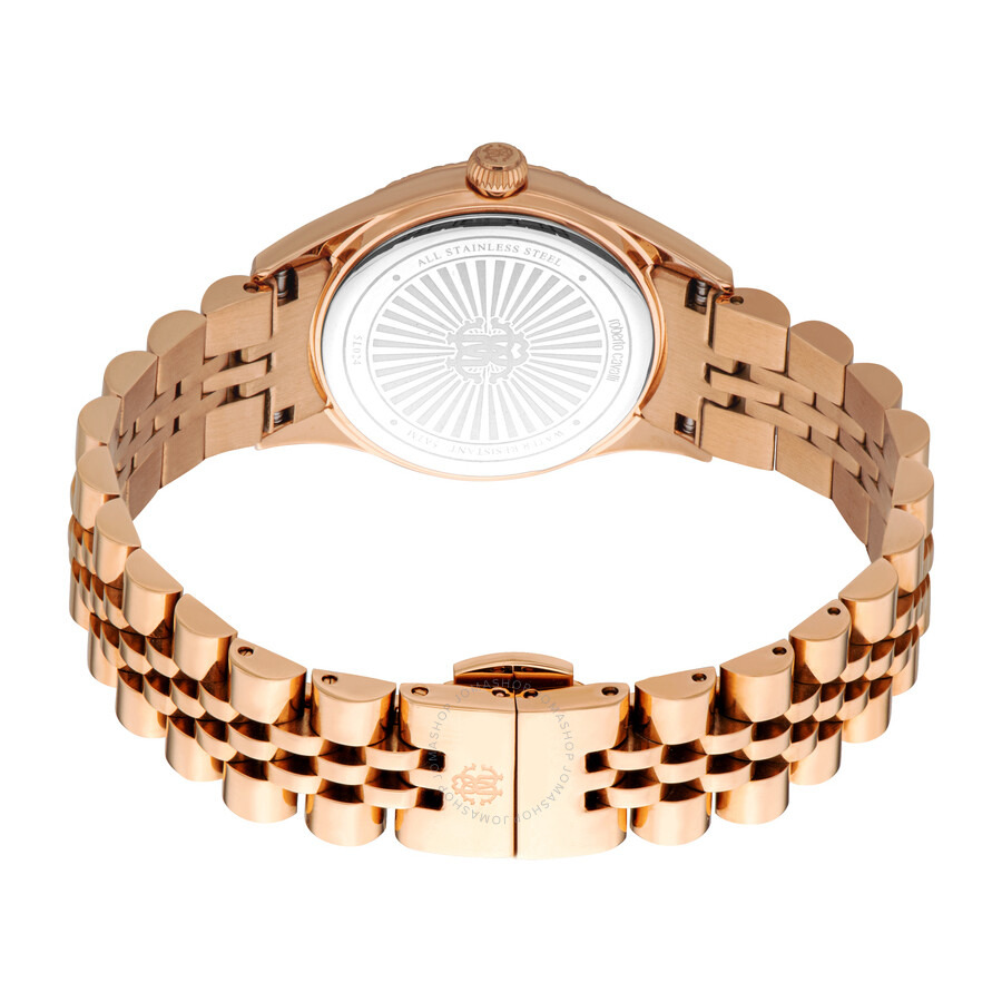 Roberto Cavalli Logo Silver-tone Dial Ladies Watch RC5L024M1075 - 2