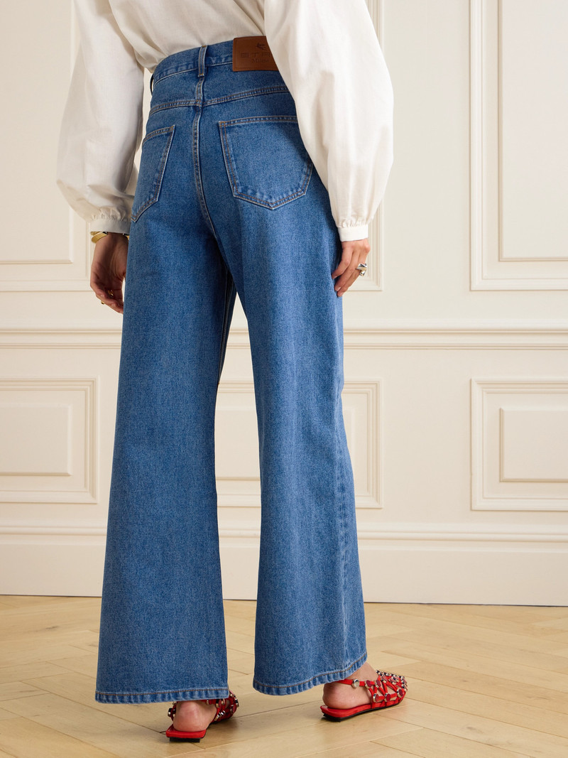 High-rise Wide-leg Denim Jeans 3
