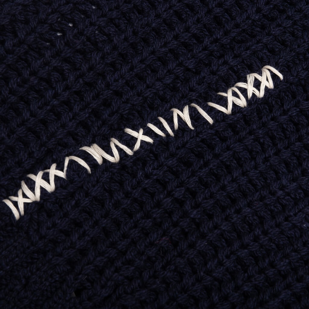 SAVAGE CREWNECK SWEATER - NAVY - 5