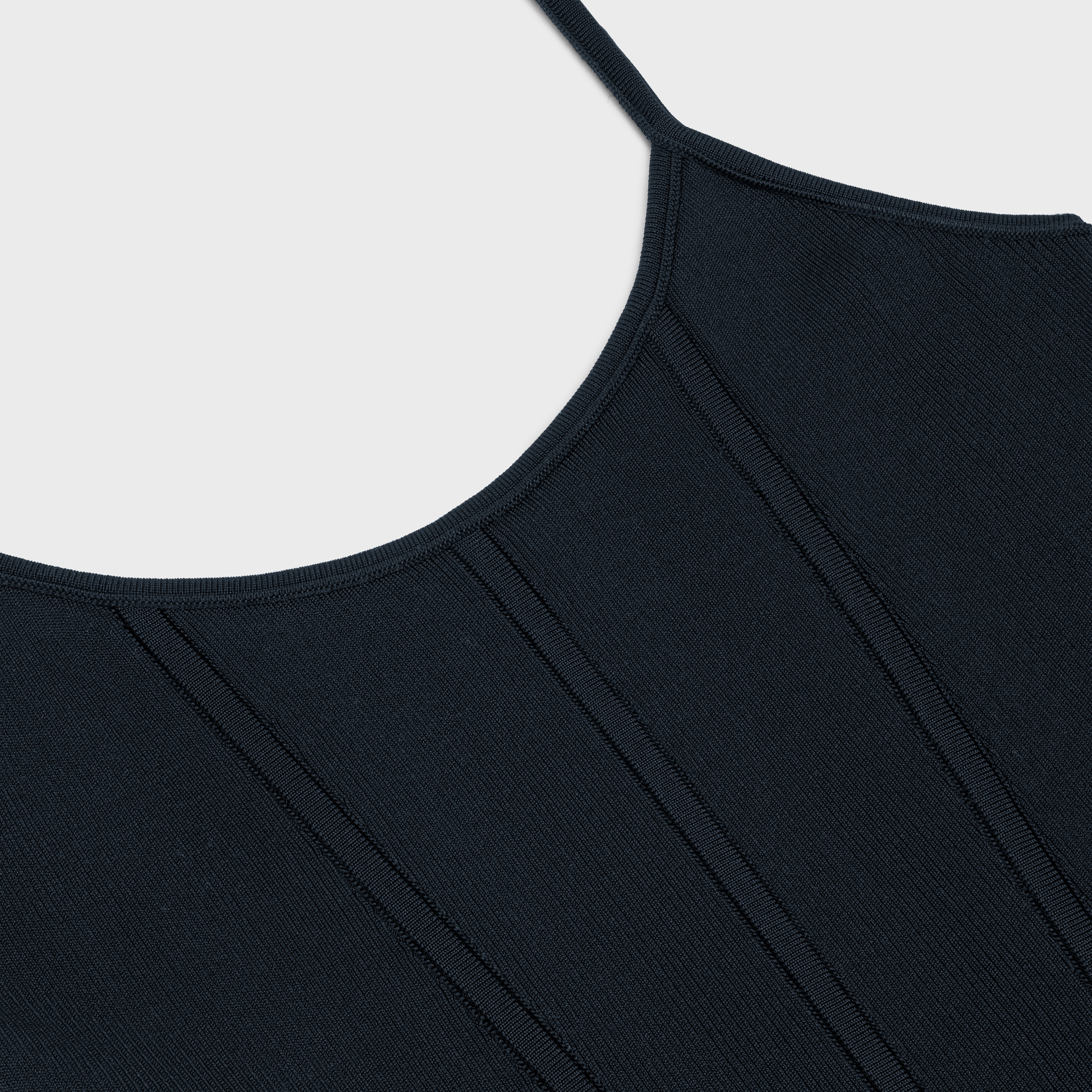 SPAGHETTI STRAP BODYSUIT IN UNDERPINNING SILK - 3