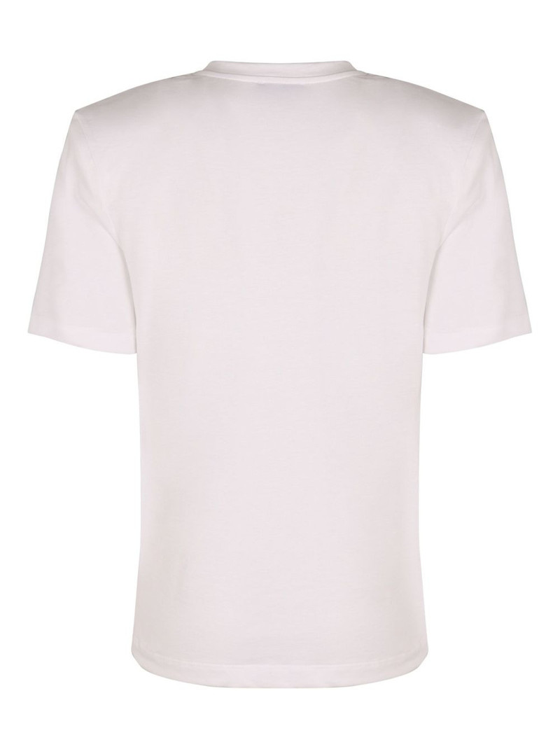 ELISABETTA FRANCHI logo-embroidered cotton T-shirt outlook