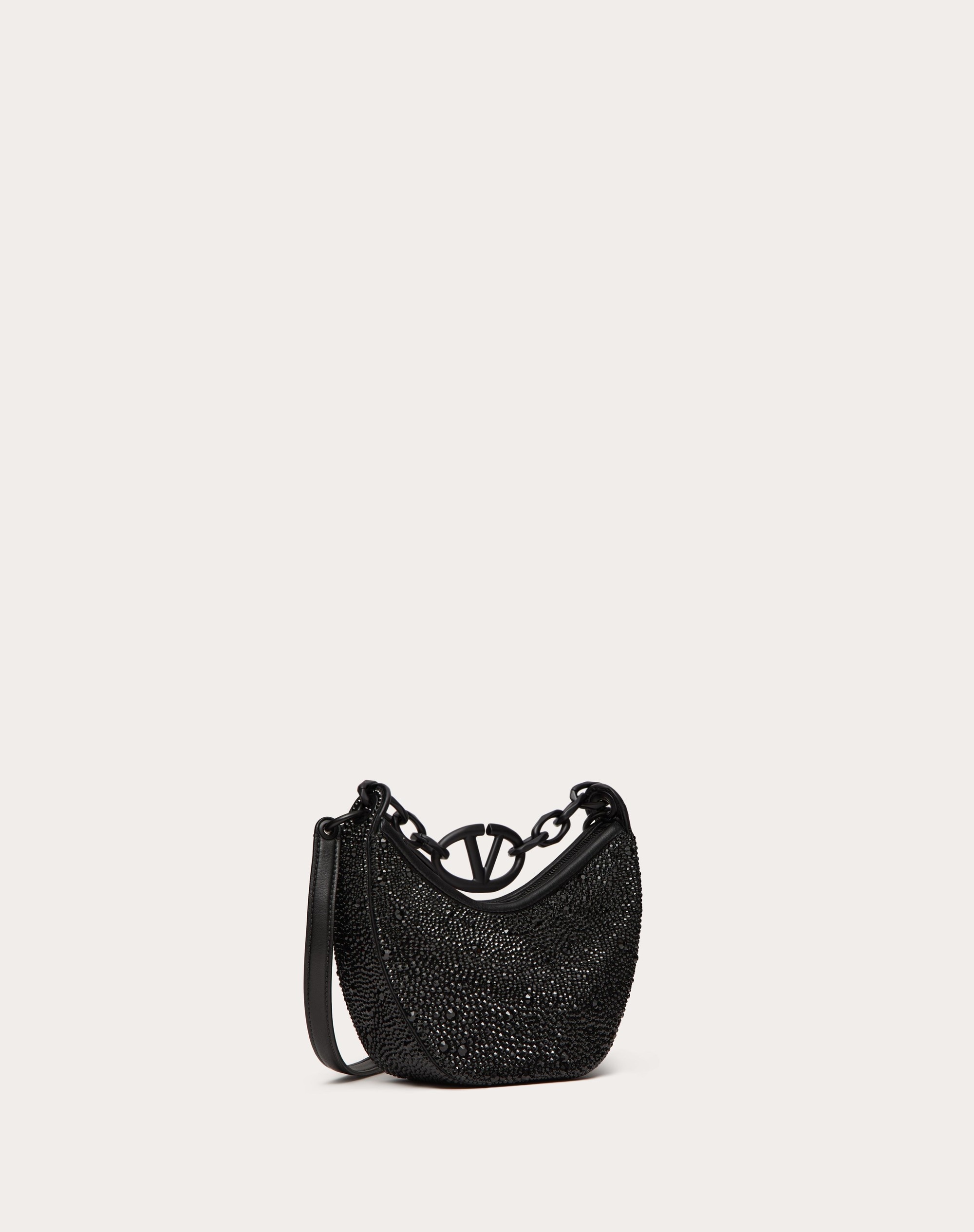 VLOGO MOON MINI HOBO BAG WITH RHINESTONES - 2