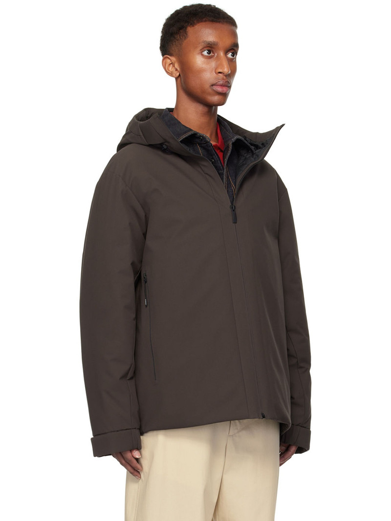 Brown Riz Short Down Jacket 2