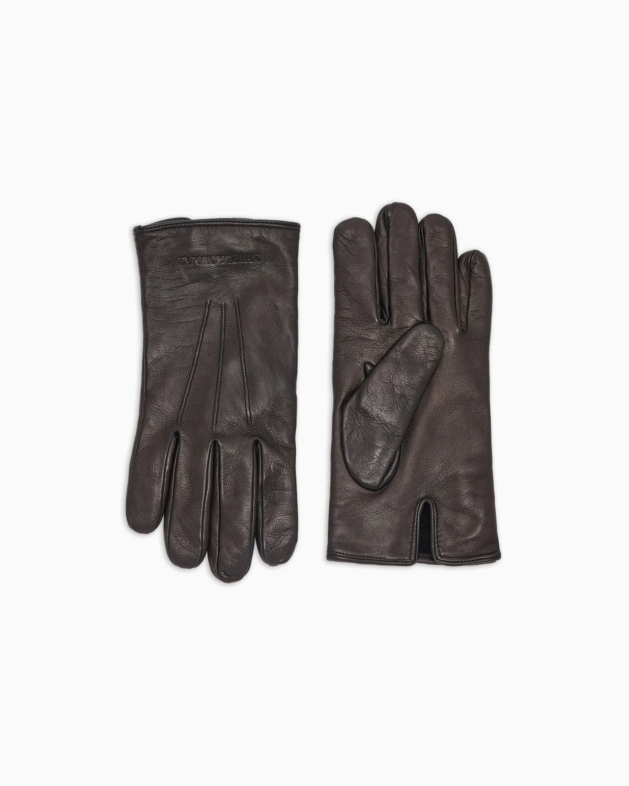 LAMBSKIN NAPPA LEATHER GLOVES WITH BAGUETTE DETAIL - 1