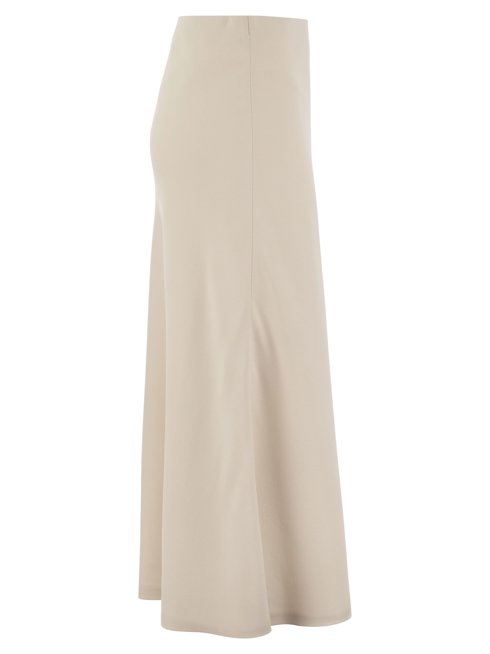 Brunello Cucinelli Women Flute Skirt In Comfort Viscose Couture Twill - 3