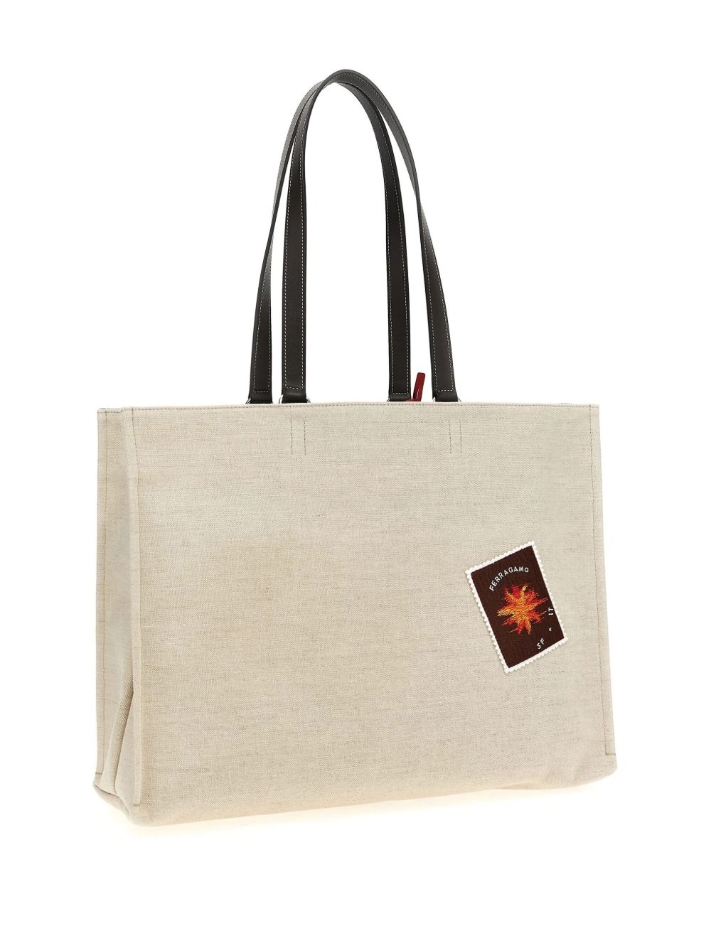 large logo-jacquard tote bag - 2