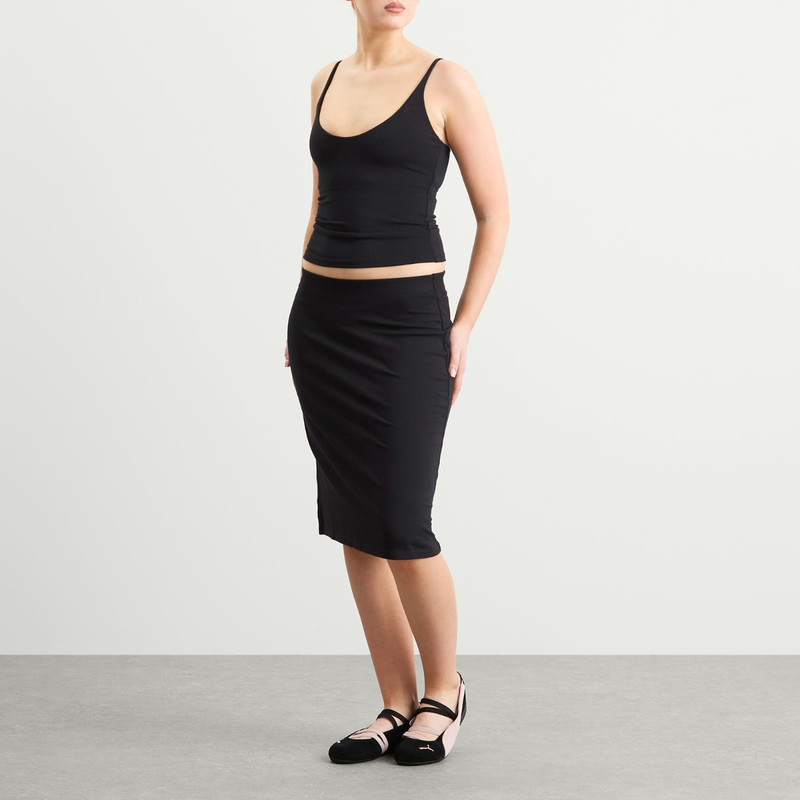 SKIMS SKIMS Smooth Lounge Midi Skirt outlook