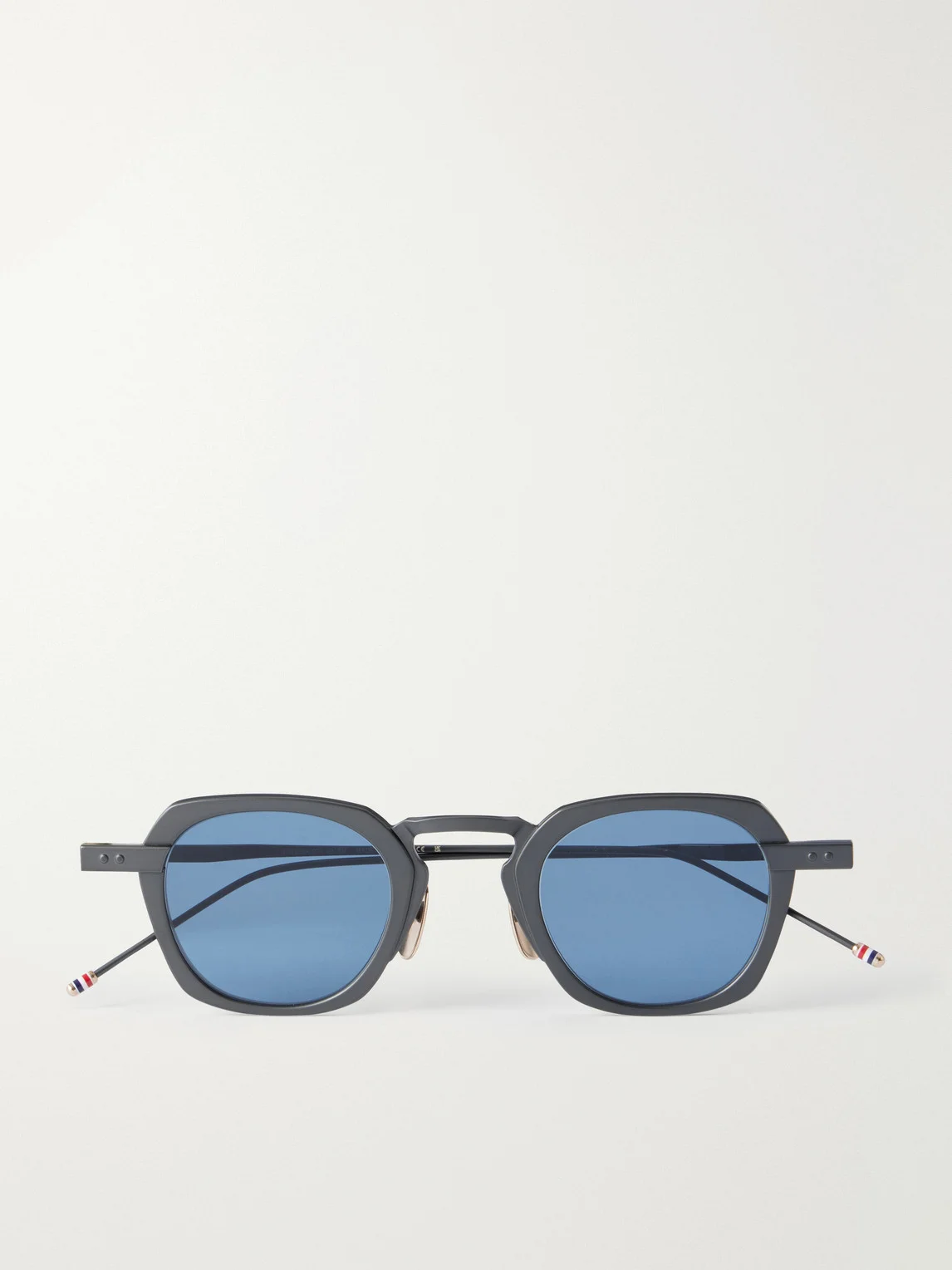 Square-Frame Titanium Sunglasses - 1