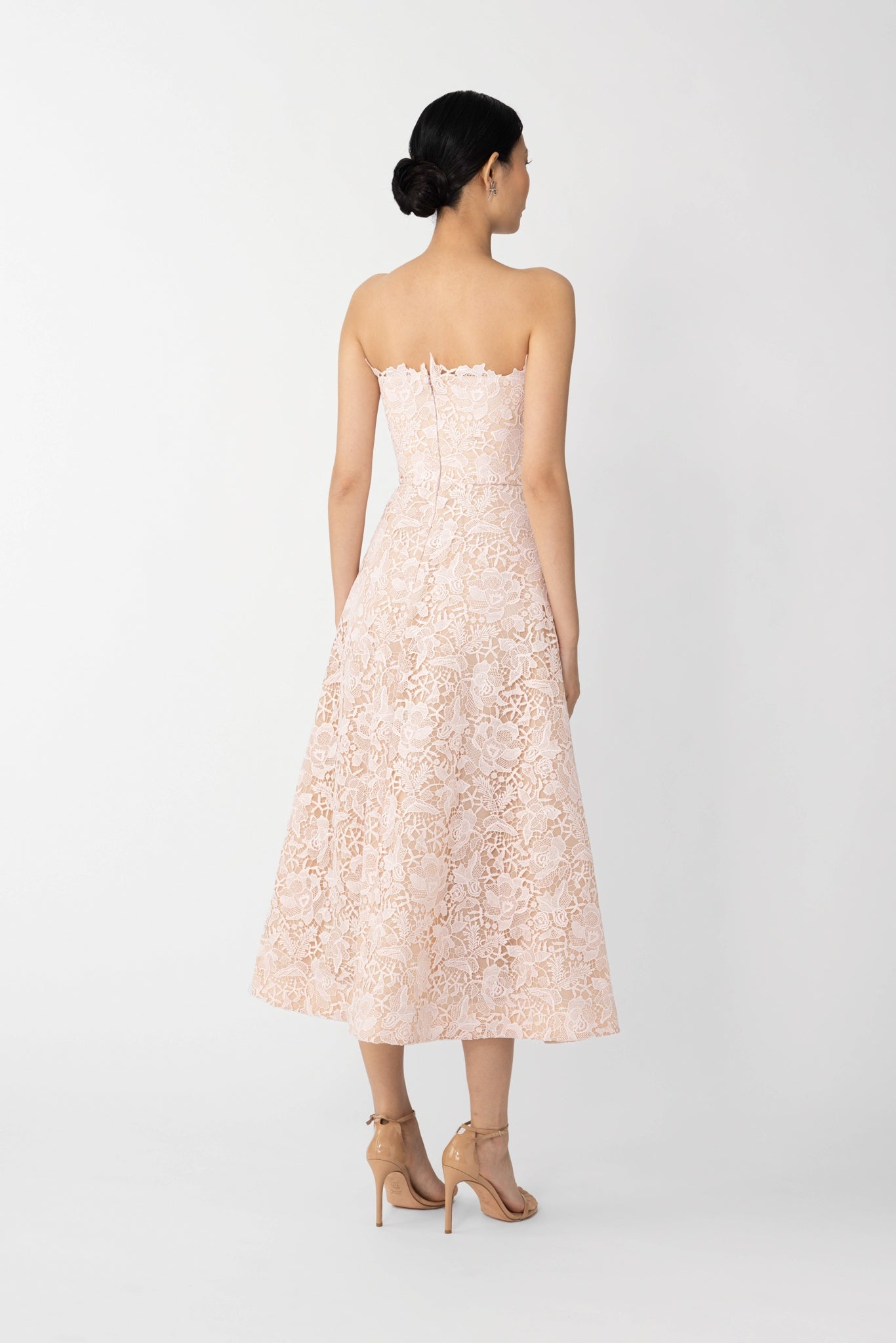 ROSALIA LACE MIDI DRESS - 5