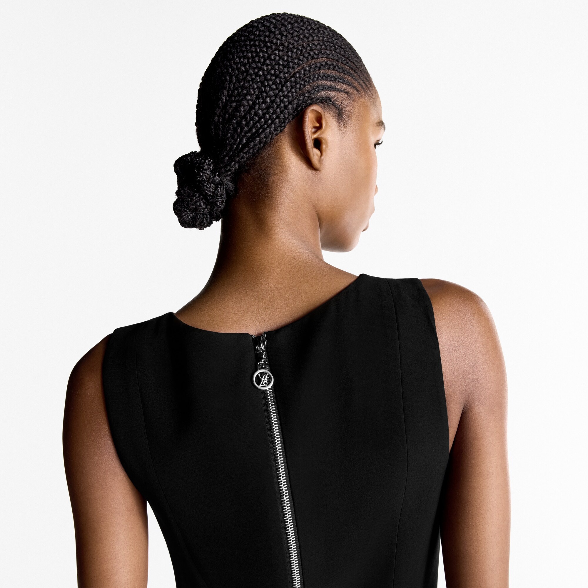Velvet Dot Layered Dress - 5