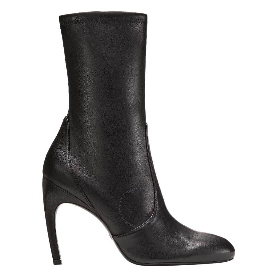 Stuart Weitzman Black Luxecurve 100 Stretch Bootie - 1