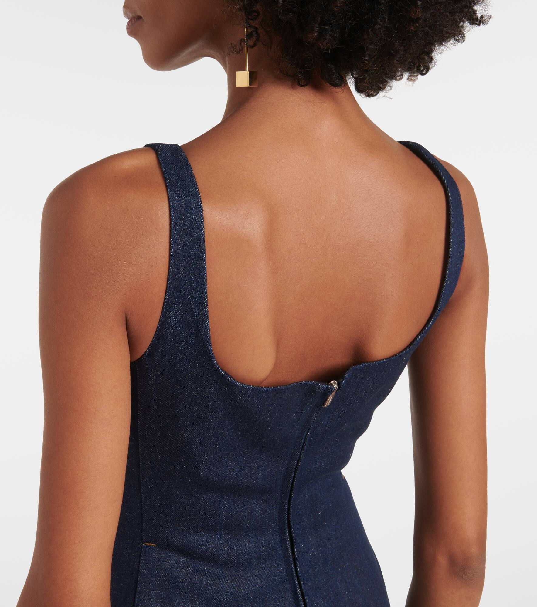 La Robe De-Nîmes Spoglio denim bustier dress - 6