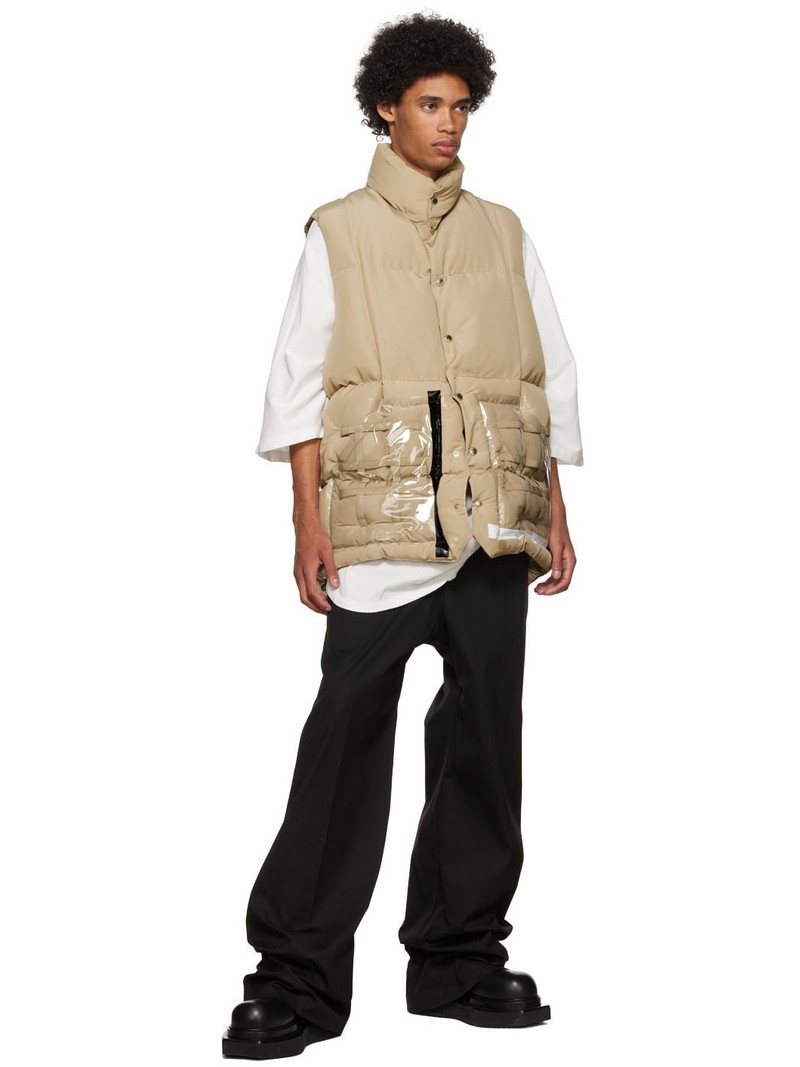 TAKAHIROMIYASHITA TheSoloist. Tan Mountain Vest outlook