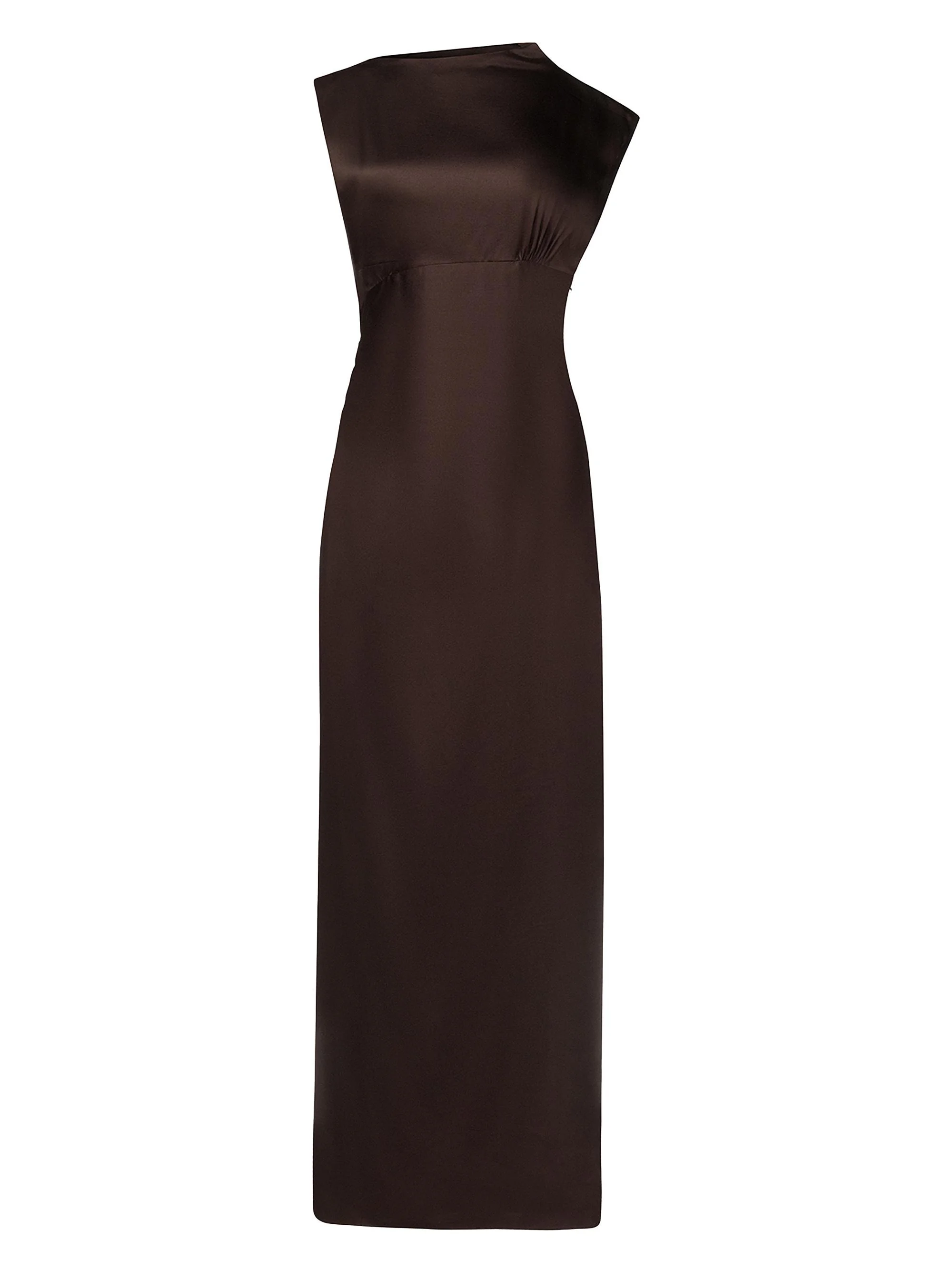 Women's On The Side Stretch-Silk Maxi Dress - Delicioso - 1